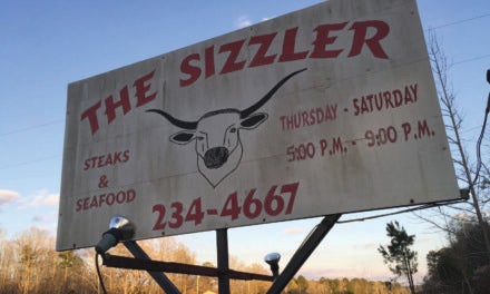 Hwy 6 landmark: The Sizzler Steakhouse