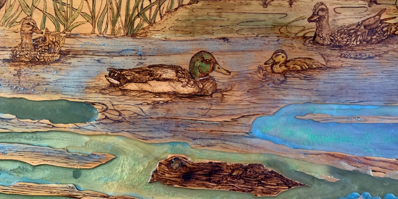 Burning with Creativity: The Pyrographic Work of Angela Foster